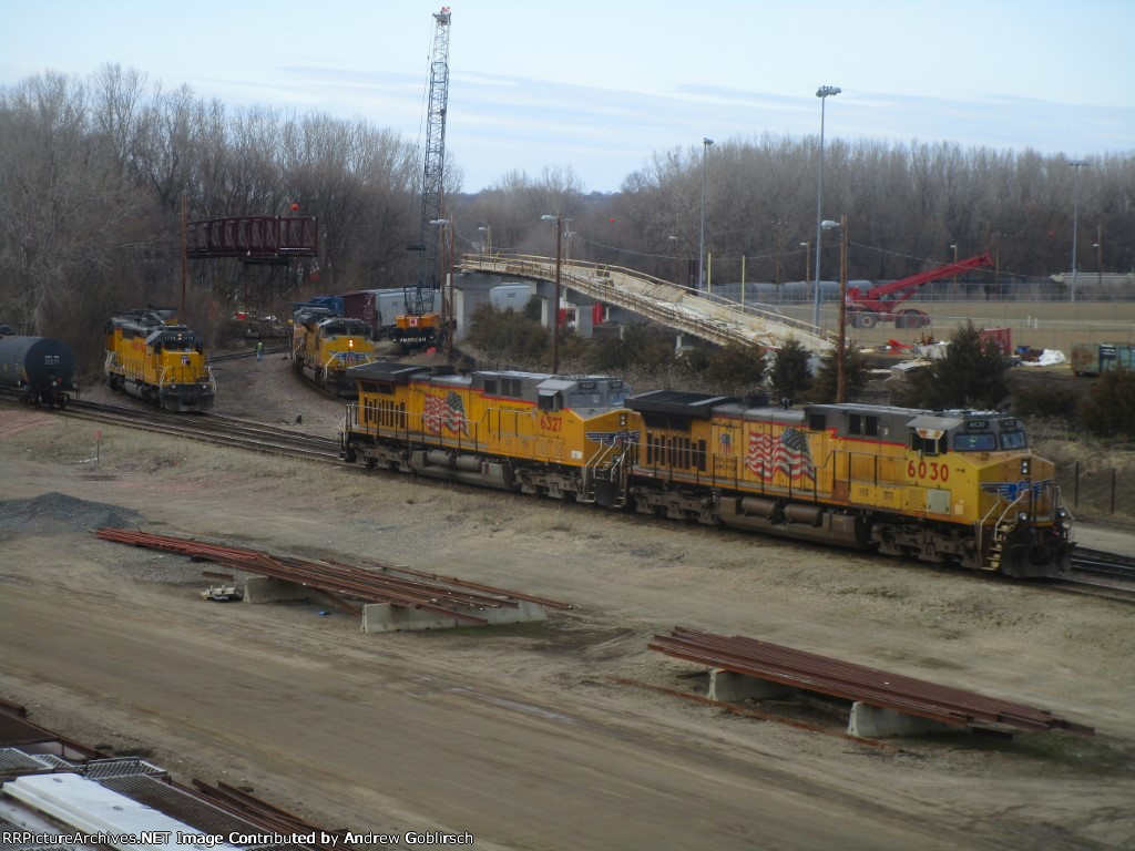 UP 6030, 6327, 8718 + 1779